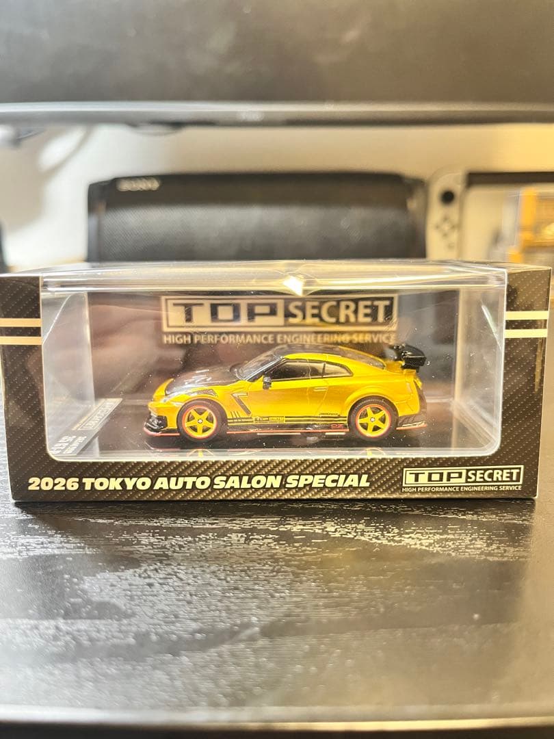 ミニカー TOP SECRET 2026 TOKYO AUTO SALON SPECIAL MINI GTからトップシークレット仕様の新作アイテムが登場です。東京