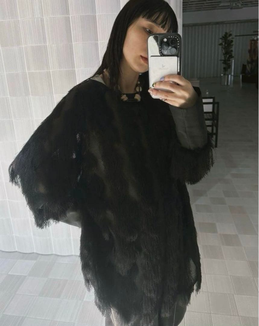 FULL FRINGE OVER TOP アメリヴィンテージシャツ