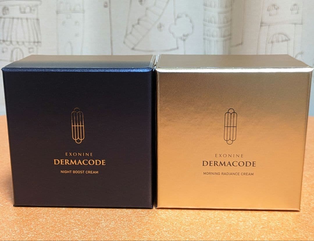 セット売 エクソナインダーマコード モーニングクリーム ナイトクリーム