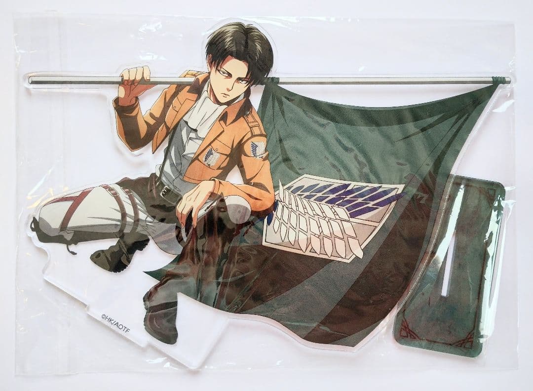 進撃の巨人　リヴァイ　団旗ver.　ビッグアクスタ