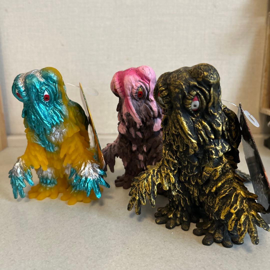 ヘドラ　ソフビ3体セット