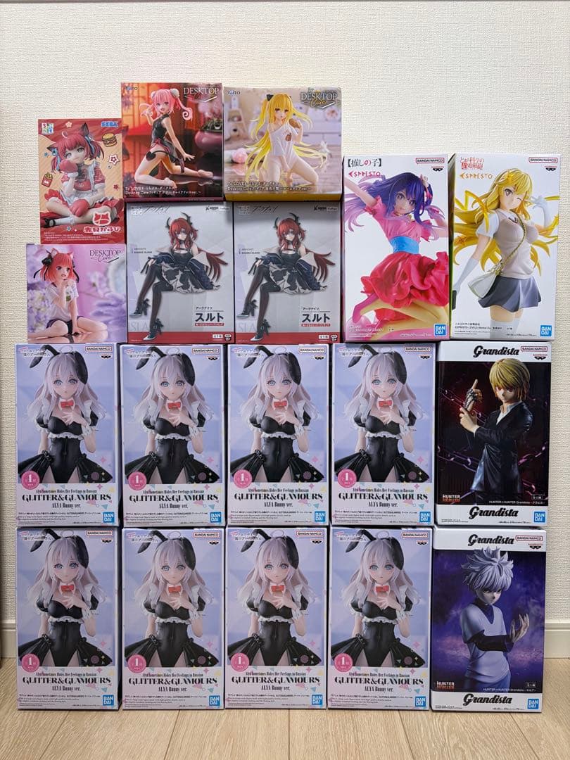 アニメキャラクター プライズフィギュア 組み合わせ 18体セット まとめ売り