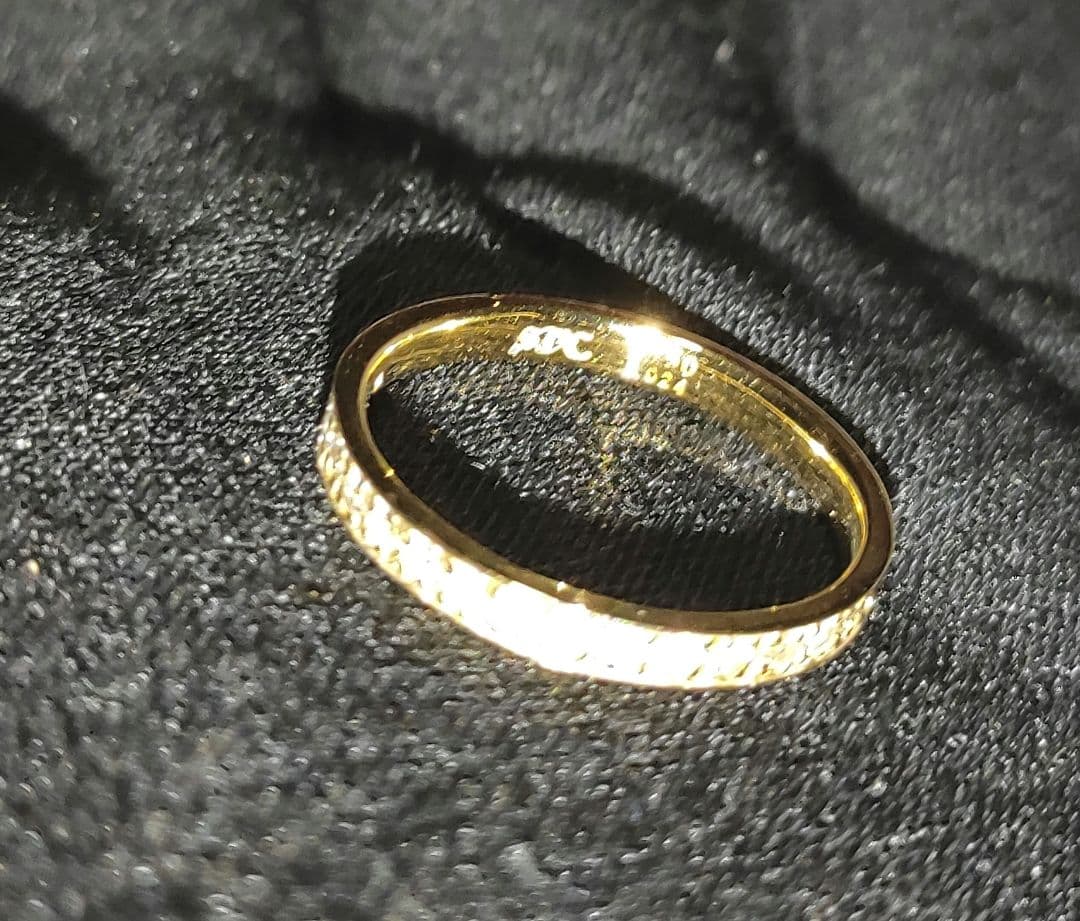 SJX ダイヤモンド K18 リング 指輪 18K