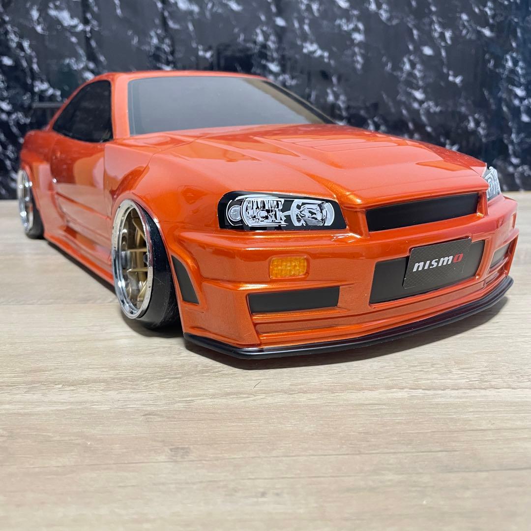 タミヤ 日産 スカイラインgt-r r34 1/10 ラジコンボディ yd-2 - メルカリ