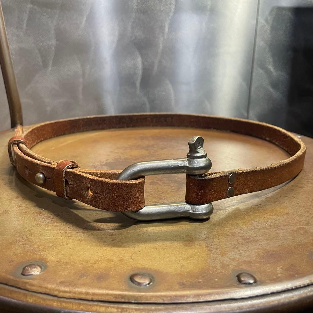 DSQUARED2 ディースクエアード レザーベルト ブラウン - メルカリ