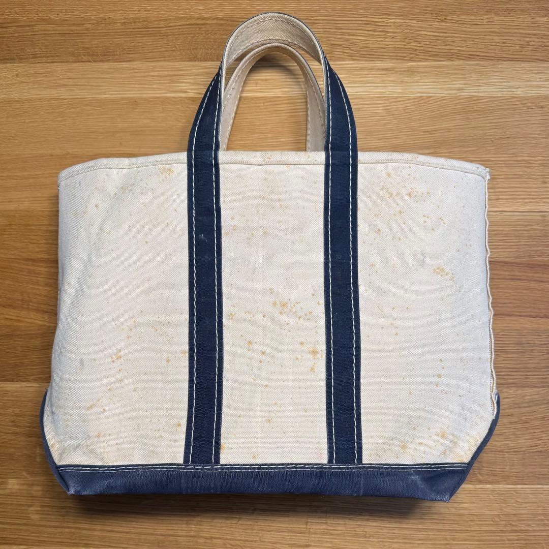 ①人気Navy！70-80sガイド１本ギザタグ エルエルビーントートバッグ