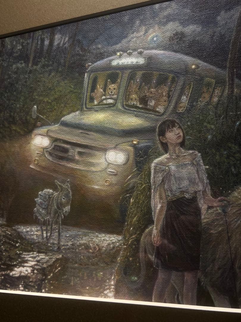 現代アート　リアリズム　西野親　【しらないせかい】　肉筆画