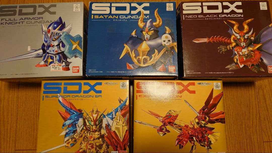 SDX SDガンダム外伝　フルアーマーナイトガンダム等5点セット