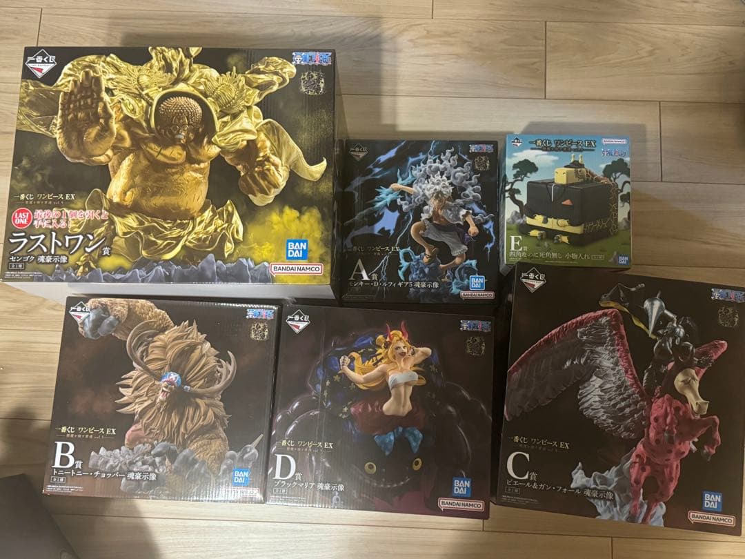一番くじ ワンピースEX 悪魔を宿す者達 フィギュア コンプリートセット