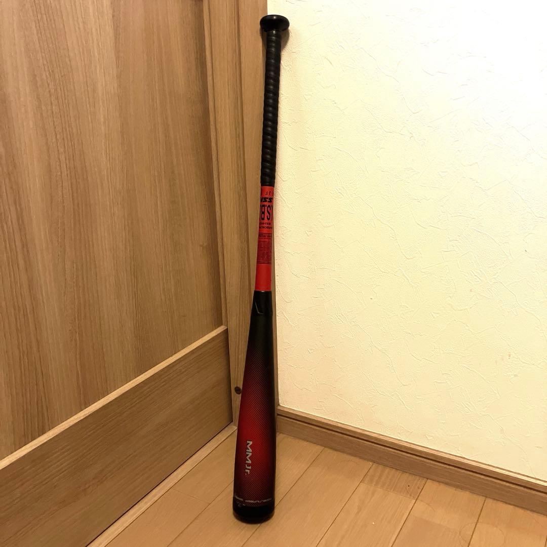【美品】ほぼ新品　MMジュニア80cm軟式少年用バット　トップバランス