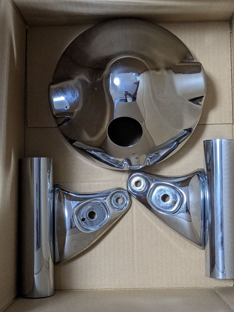 W650 イナドメ　ヘッドライトボディ&ライトステー