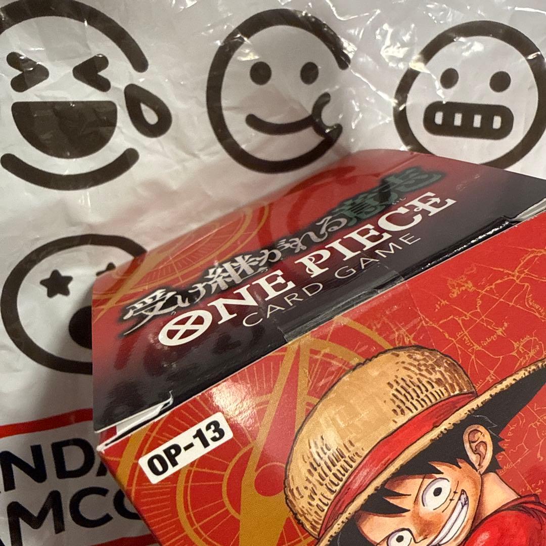 ワンピースカードゲーム 受け継がれる意志 1box テープカット クロス