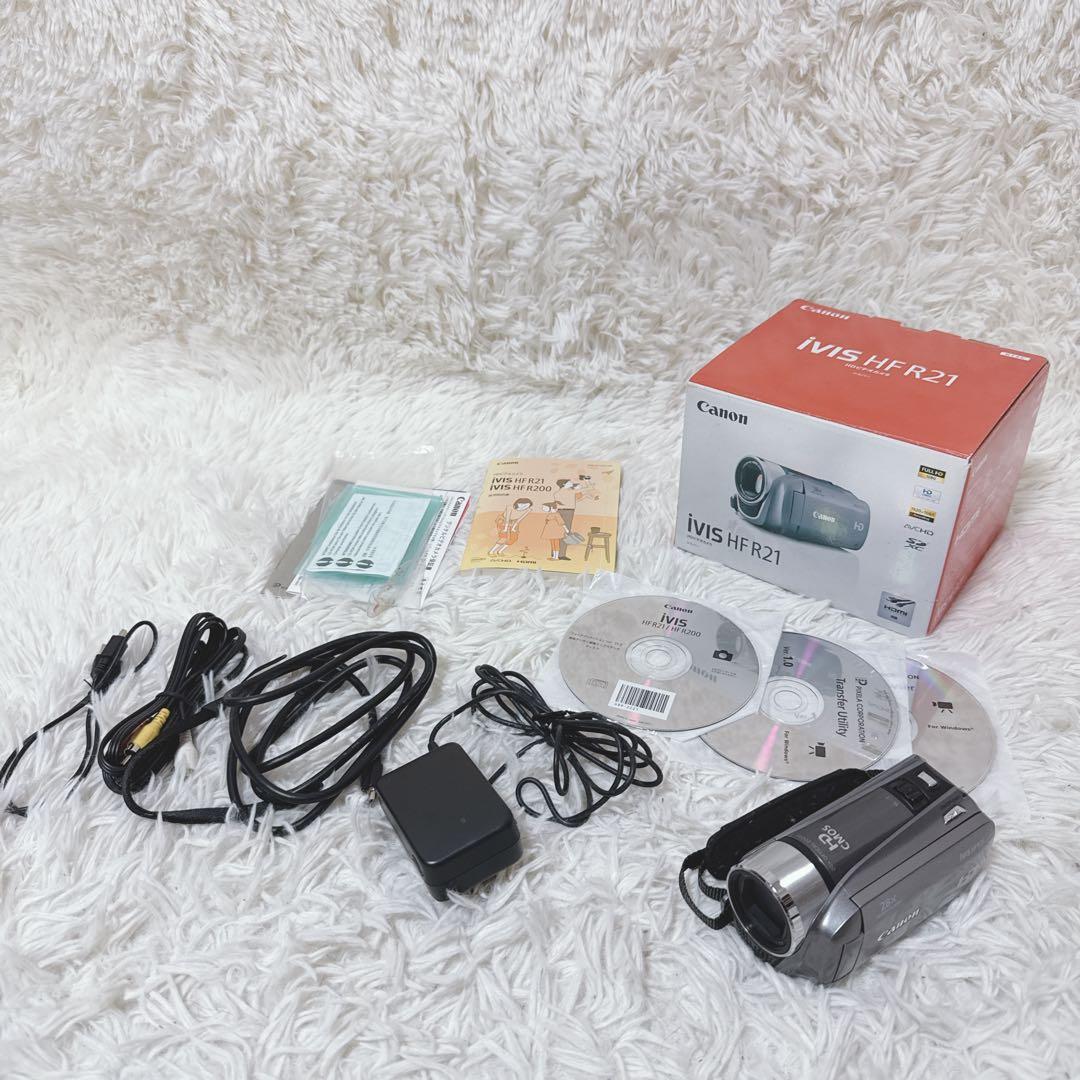 【美品】 Canon キヤノン IVISHFR21 ビデオカメラ