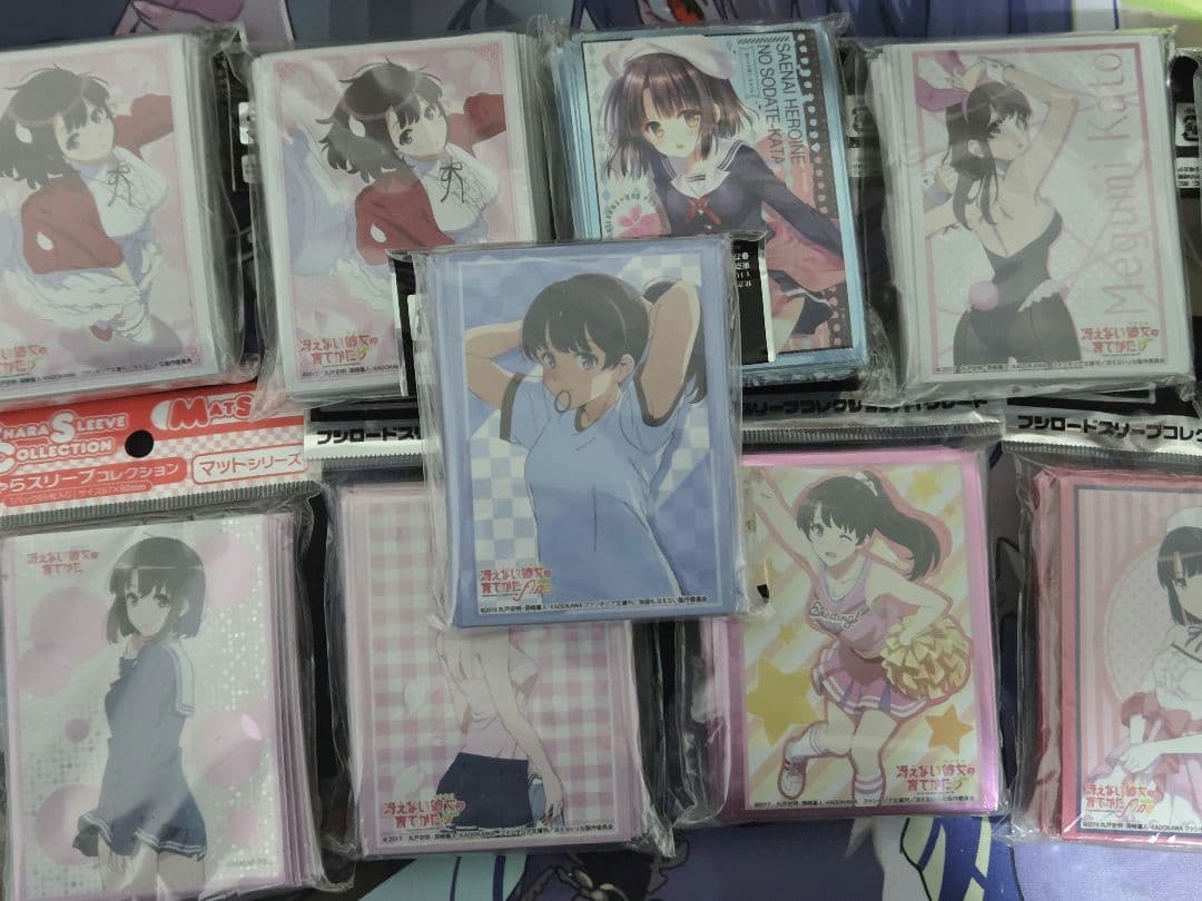 冴えない彼女の育てかた加藤恵スリーブ　ラバー、プレイマット等サプライ　セット