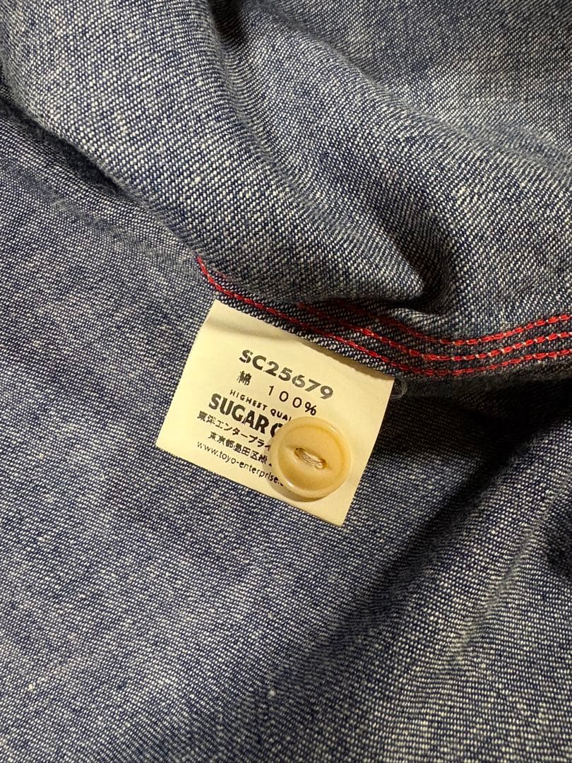 SUGAR CANE No.SC25679 インディゴデニムワークシャツ - メルカリ