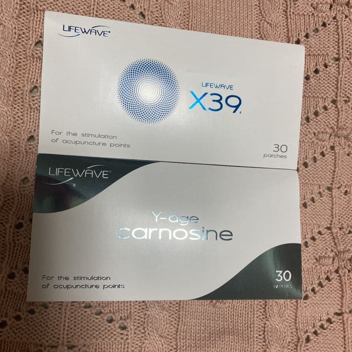 ライフウェーブ X39とカルノシン パッチ各30枚