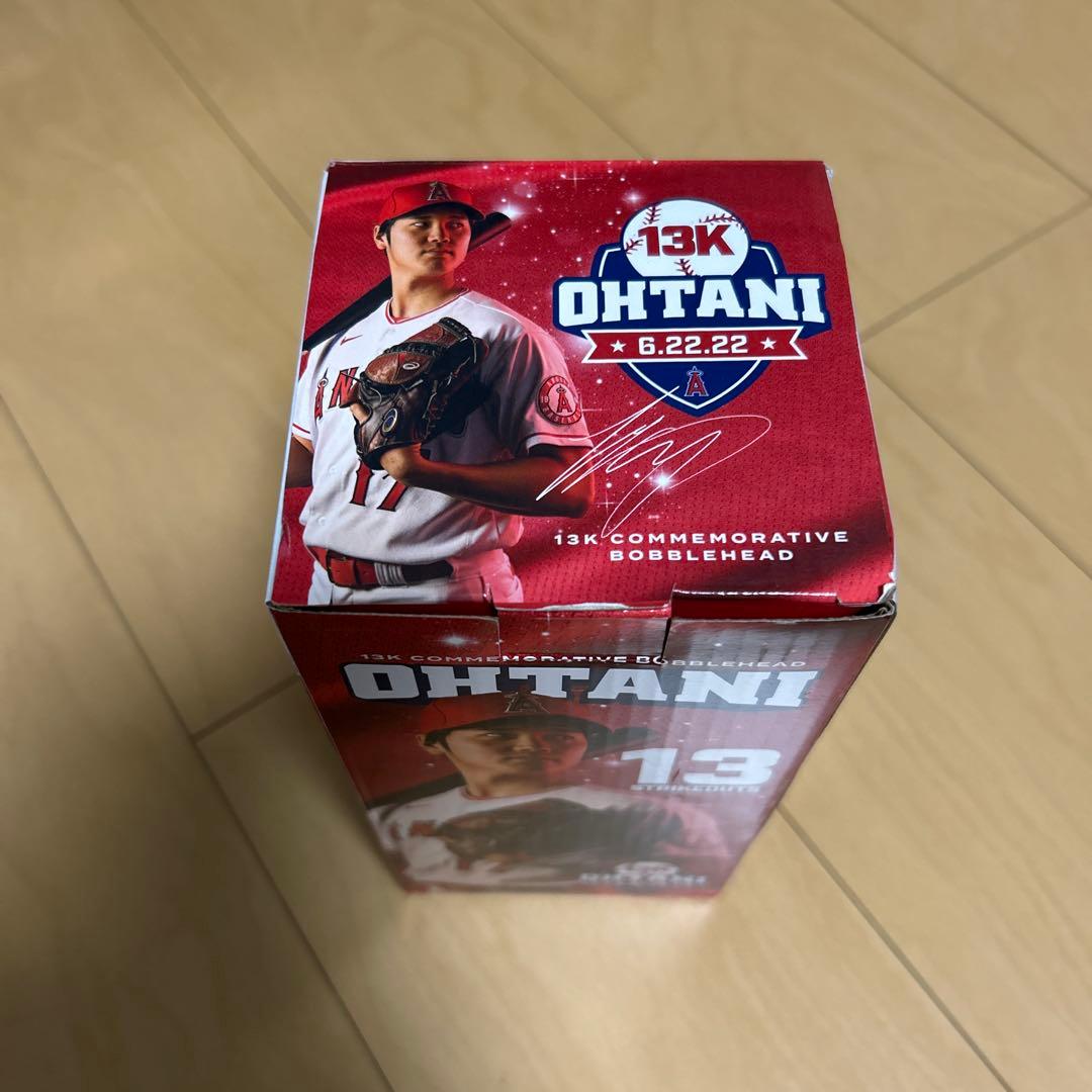 即購入ok!!】大谷翔平 エンジェルス 13奪三振 非売品ボブルヘッド 新品