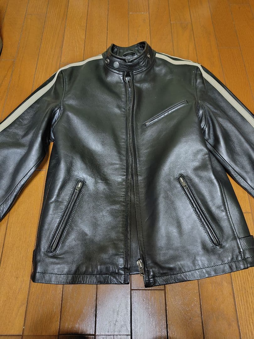 T*N様 【最終出品！】２ライン シングルライダース Msize 脱着インナーラ レザージャケット・革ジャンの通販オーダーメイド | スタージス