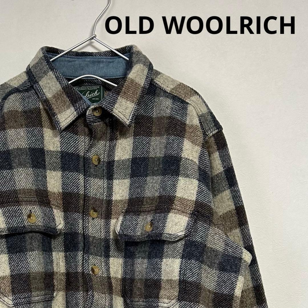 古着 90s OLD WOOLRICH 長袖シャツ CPOジャケット チェック
