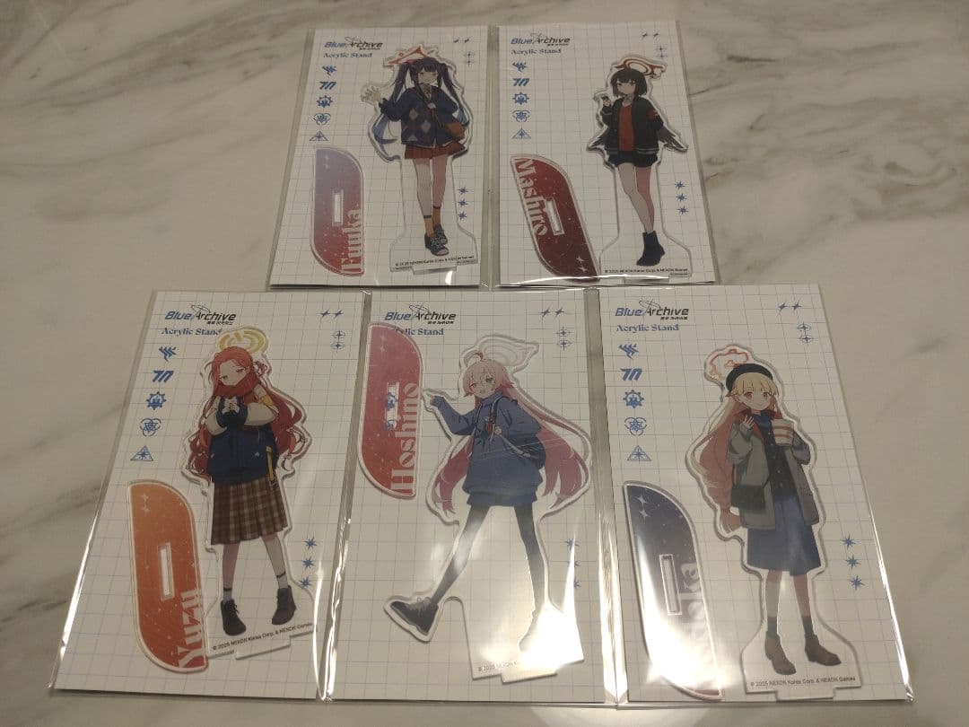 【韓国限定】ブルーアーカイブ V-SQUAREコラボ【全種】アクリルスタンド 公式〗韓国限定 ブルーアーカイブ コラボ限定描き下ろし アクリル