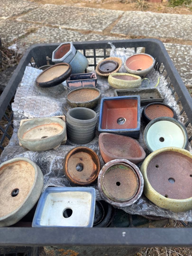 陶器製盆栽鉢セット多数(大小200点以上) ※引き取り限定 まとめ売り