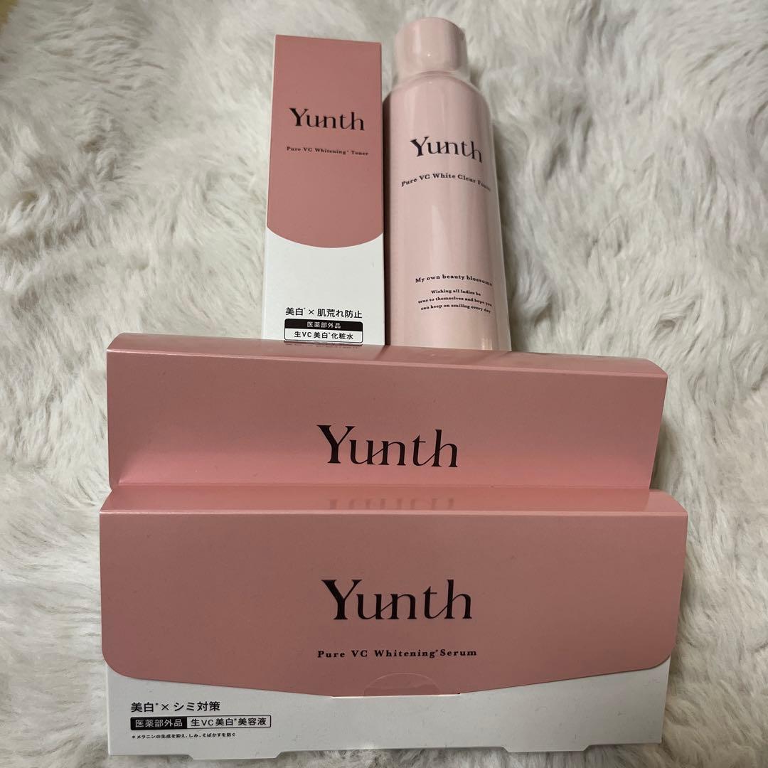 Yunth 美容液　化粧水　泡洗顔　セット