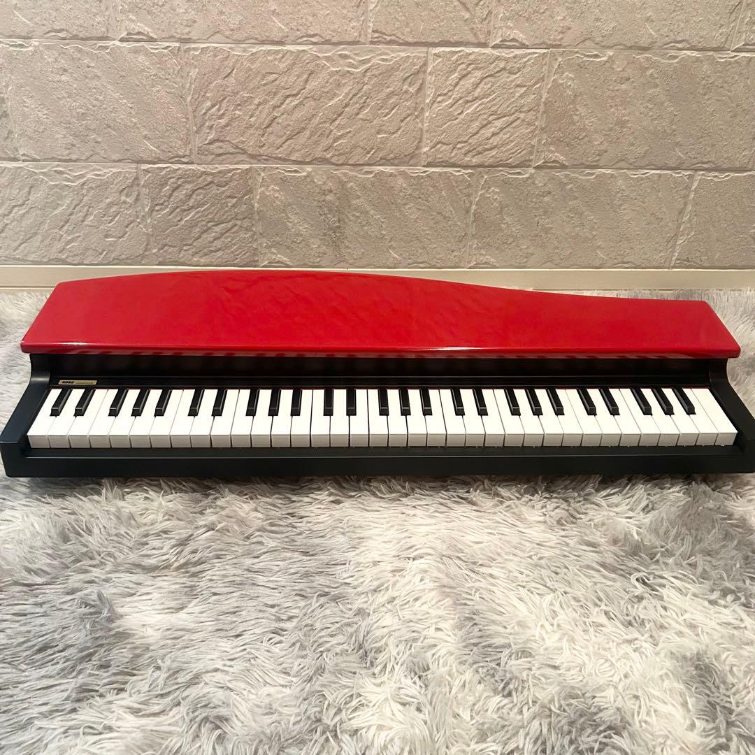 極美品】 KORG MICROPIANO ミニ鍵盤61鍵 レッド - メルカリ