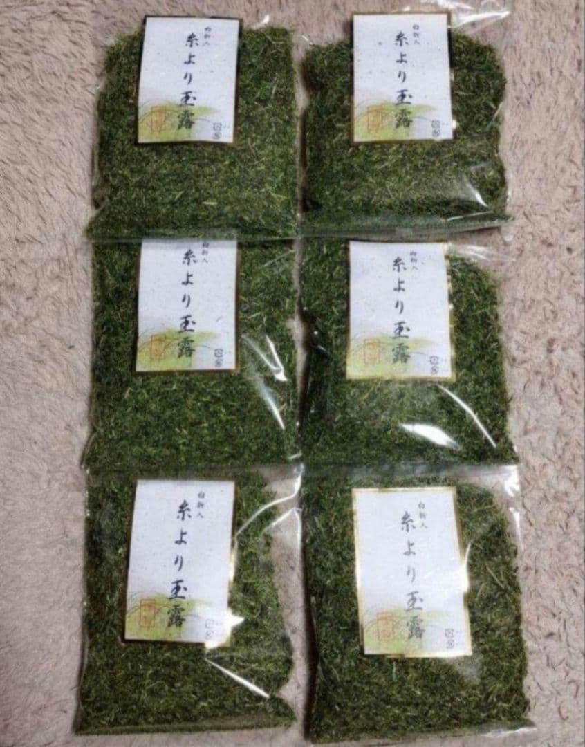 うまい茶　糸より玉露　6袋セット　計840g　常温消費期限2025年11月30日 うまい茶 糸より玉露 | Pay ID