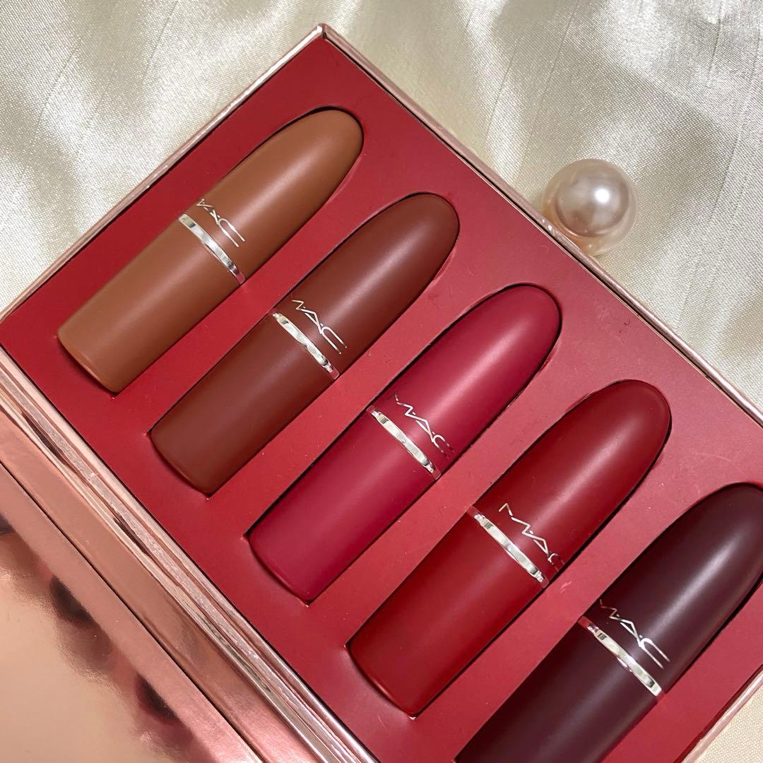 M・A・C リップスティック 5本セットMAC クリスマスコフレ 限定品