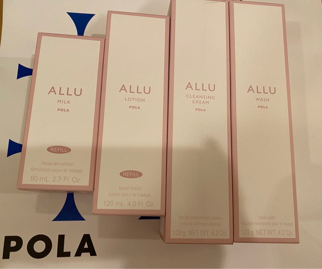 POLA アリューローションリフィル、ミルクリフィル、ウォッシ