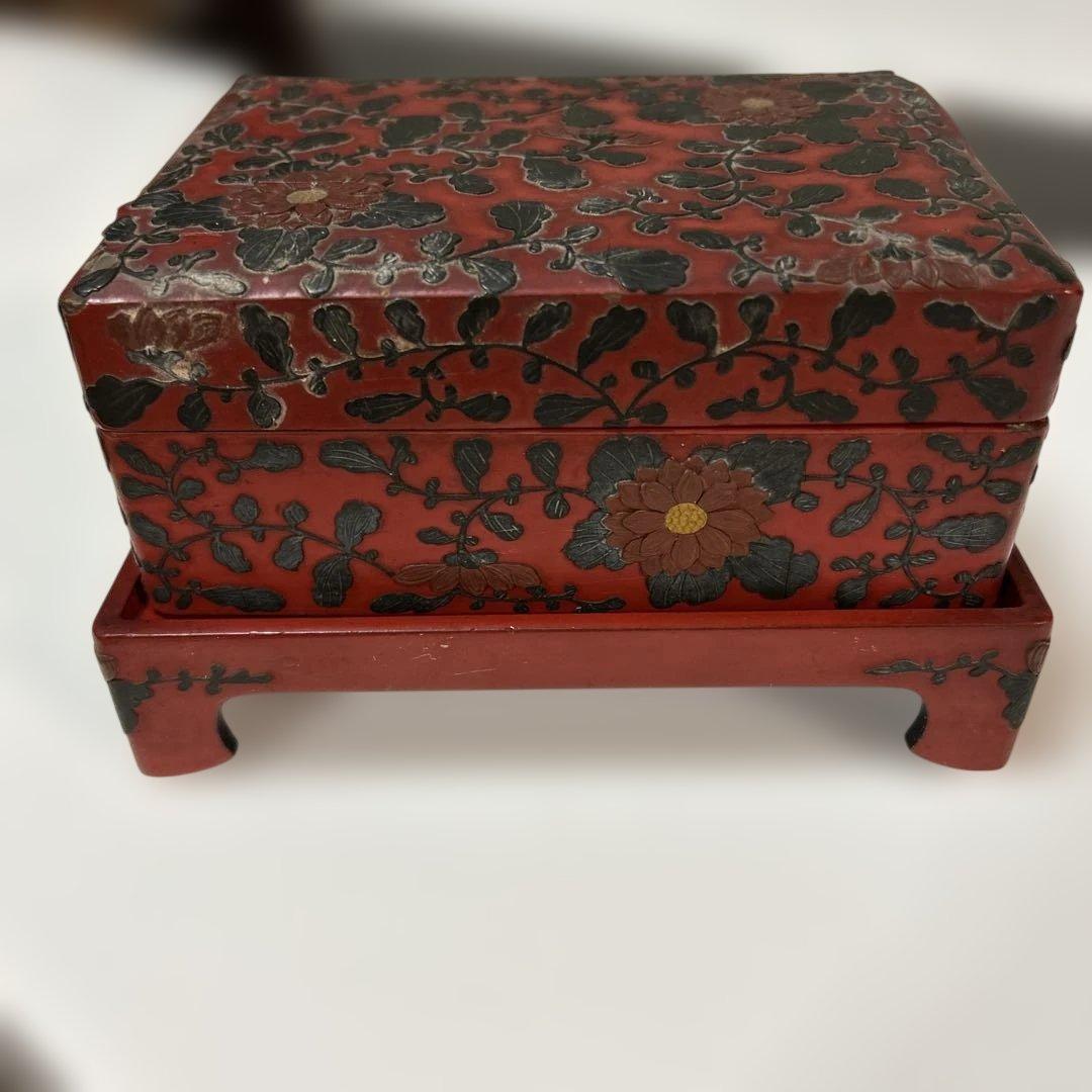 琉球國米次製　アンティーク箱　レア