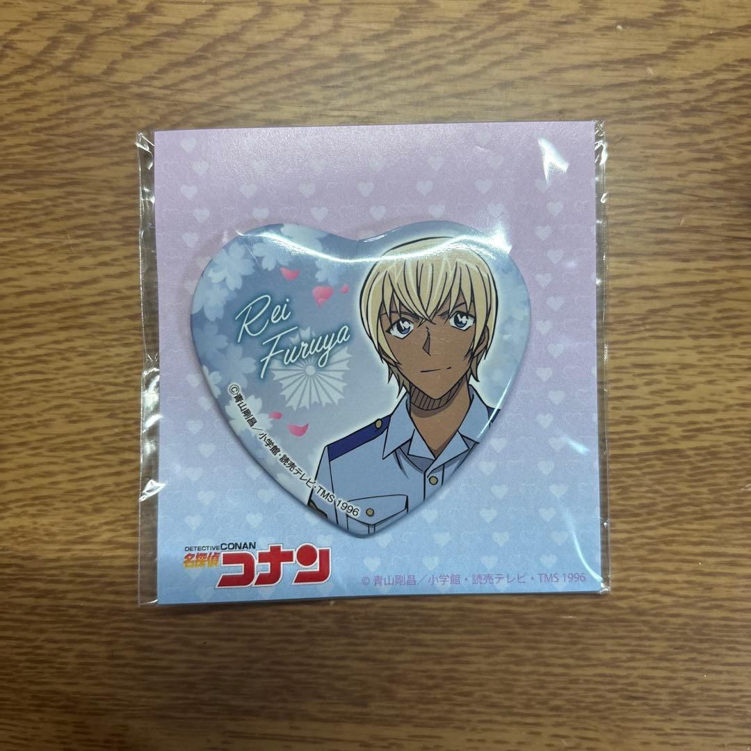 降谷零 安室透 名探偵コナンプラザ ハート型缶バッジ 警察学校組