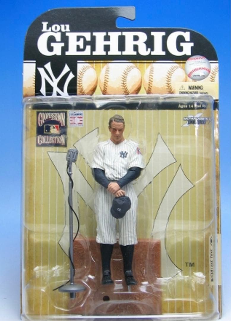 マクファーレン MLB ルーゲーリック　ヤンキース　引退スピーチ　　未使用