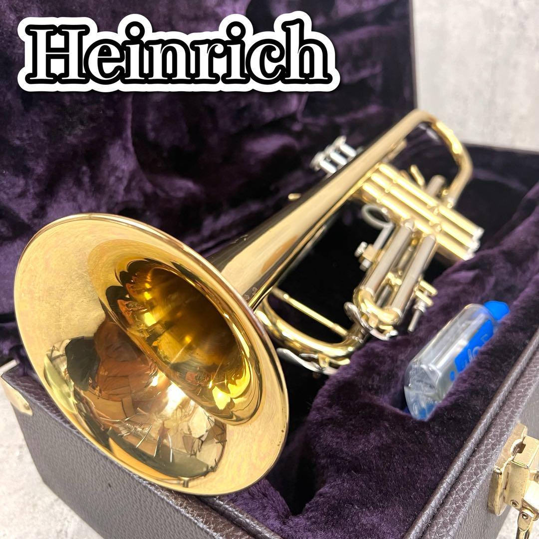 Heinrich ゴールド トランペット 本体 ケース付き