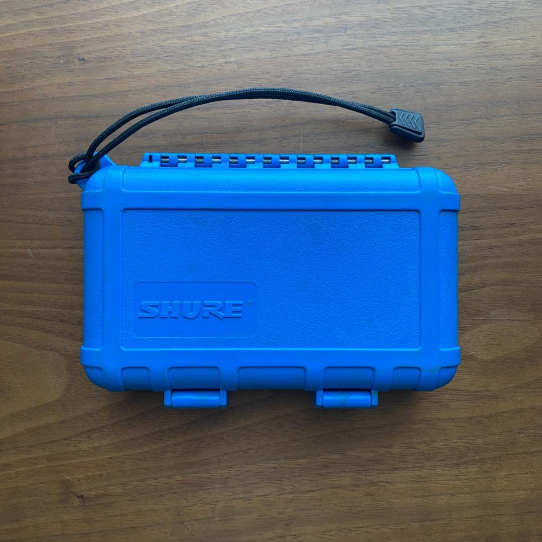 Shure カートリッジ ケース 防水 4本収納可能 使用感あり