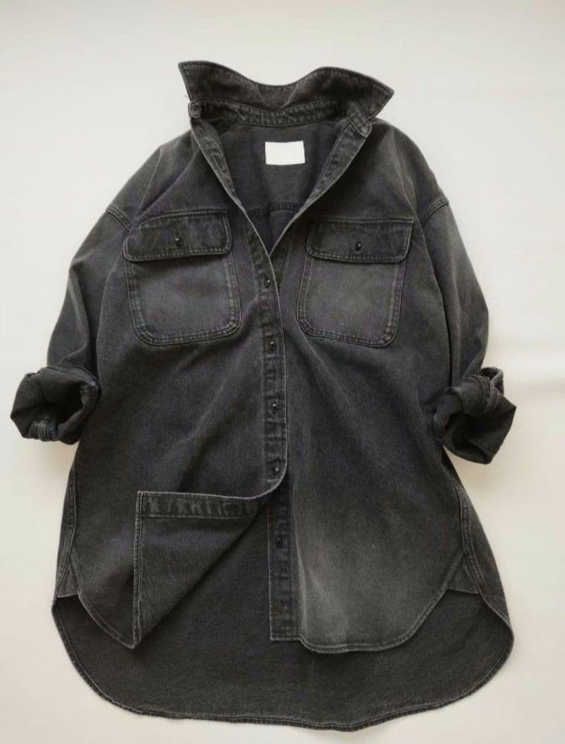 ガリャルダガランテ デニムオーバーシャツ ブラック - メルカリ