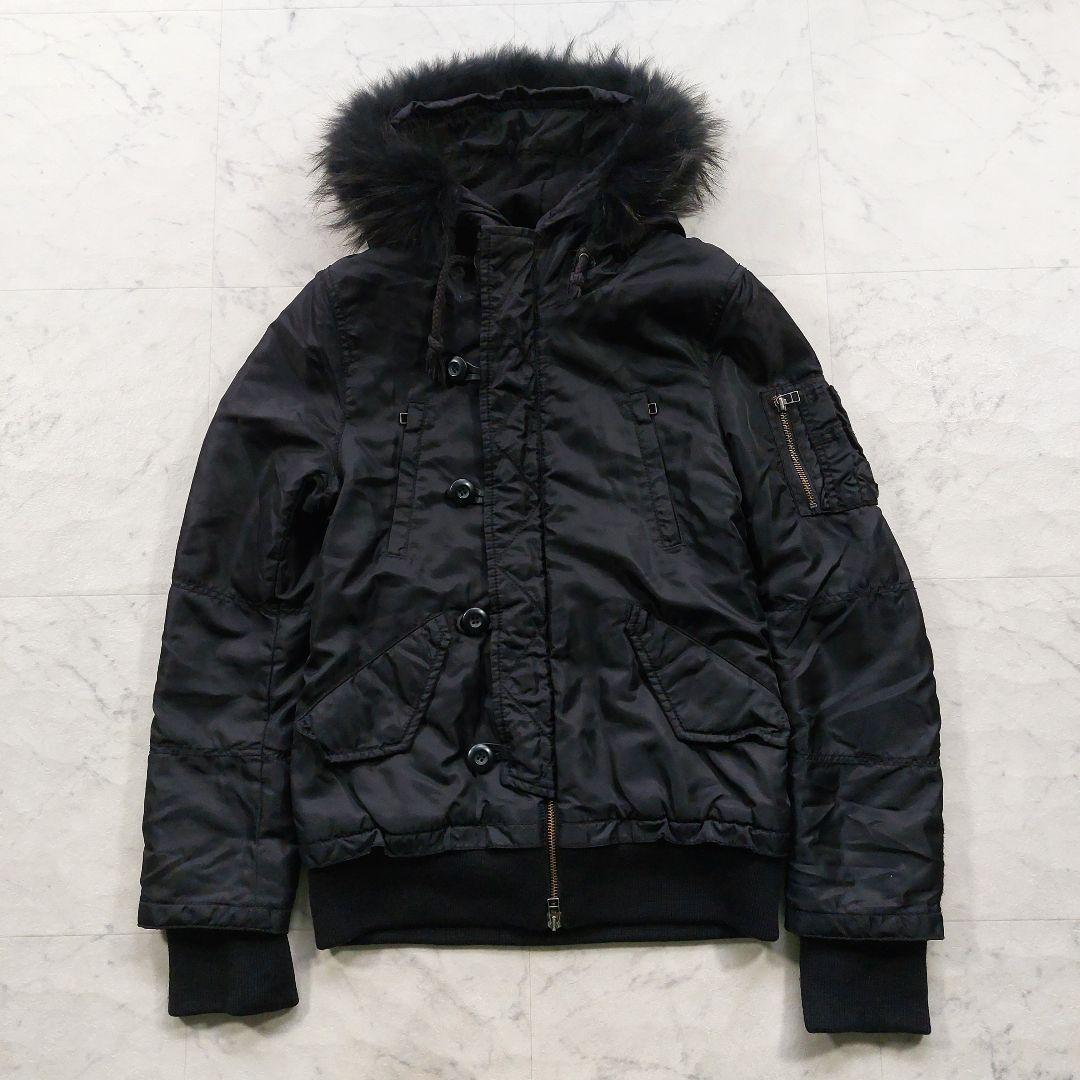 archive y2k N2B フライトジャケット S 黒 短丈