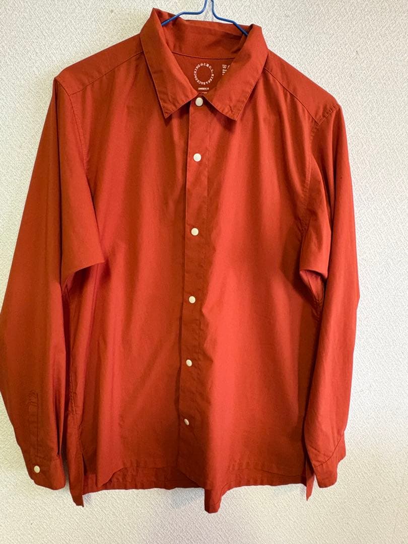 YAMATOMICHI UNISEX S 長袖シャツ オレンジ