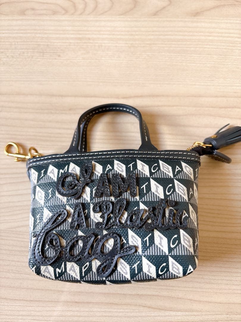 アニヤハインドマーチ エコバッグ charm shopper バッグチャーム