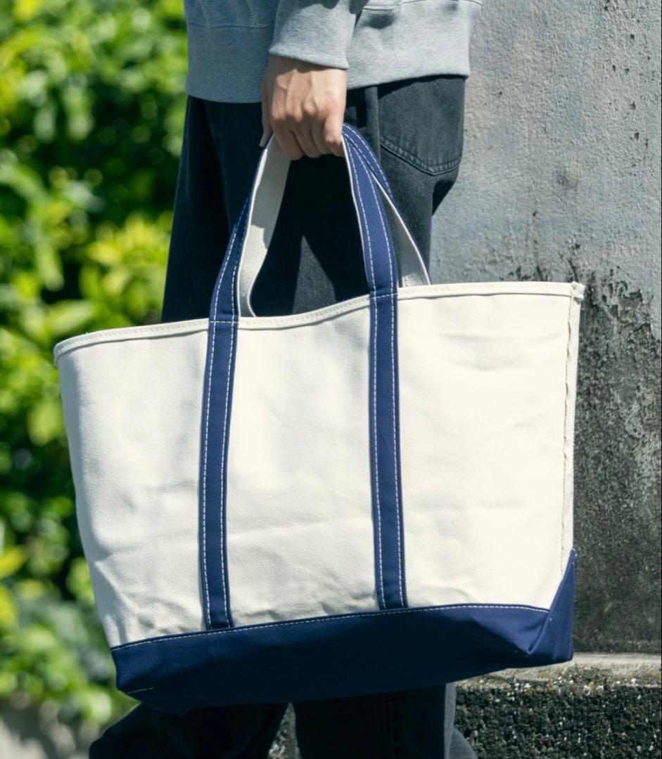 未使用L.L.beam ボート・アンド・トート・バッグジップ・トップ ラージ