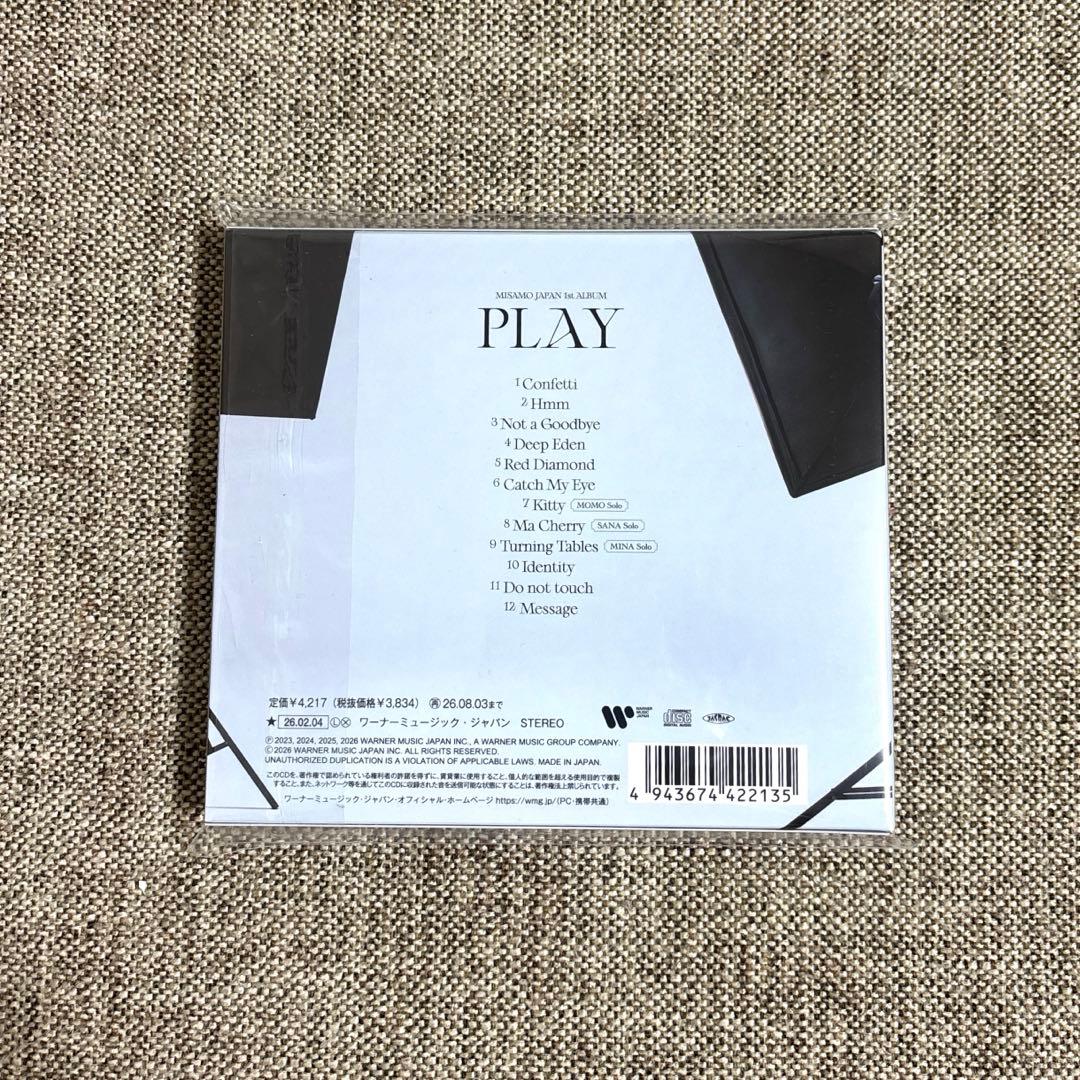 MISAMO アルバム PLAY ONCEJAPAN限定盤 ワンジャパ盤 - メルカリ