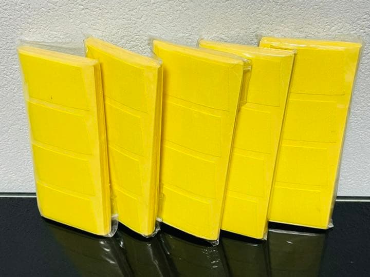 レインボー療法三角テープ（黄色）8000個