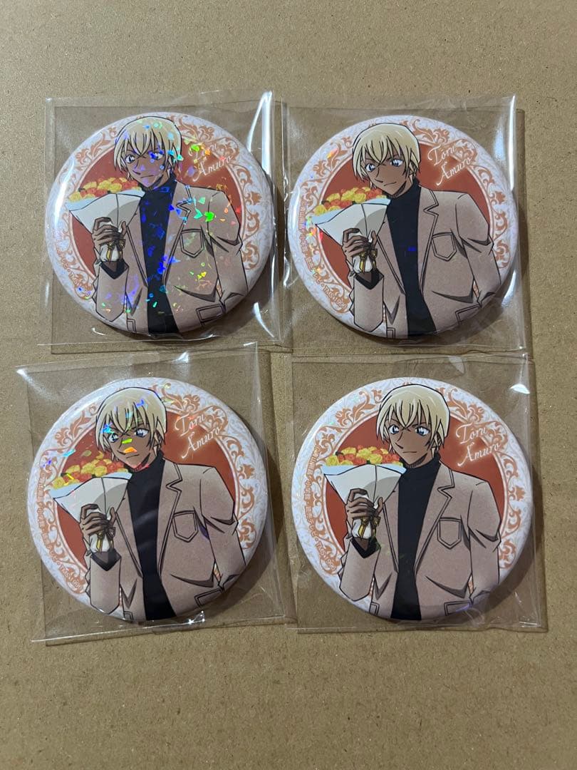 名探偵コナン トムス 花束 缶バッジ 安室透 - メルカリ