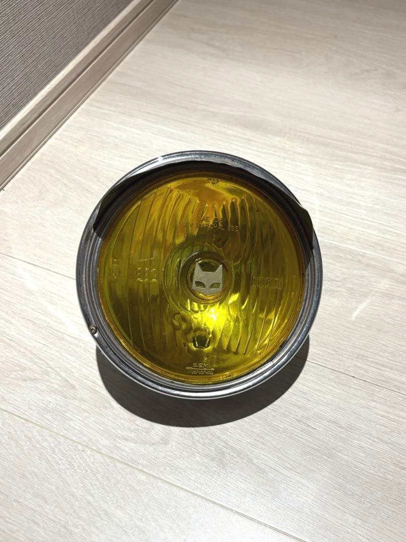 バイク用 マーシャルヘッドライト イエロー MARCHAL（マーシャル） ヘッドランプ 889 イエローレンズ ユニット