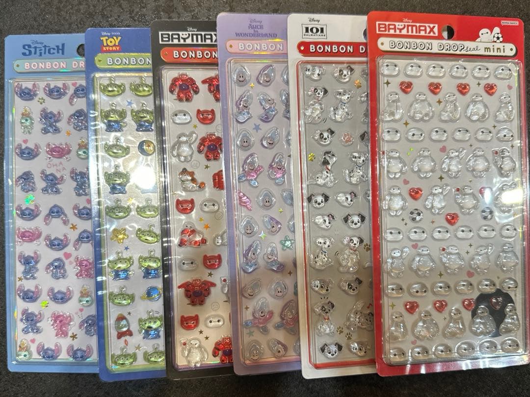 ボンボンドロップシール　ミニ　ディズニー