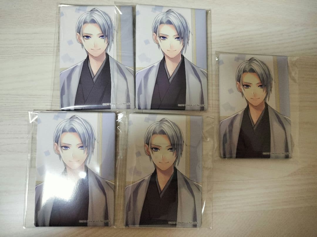 刀剣乱舞 とうらぶ 不動行光 スクエア缶バッジ 軽装 - 刀剣乱舞