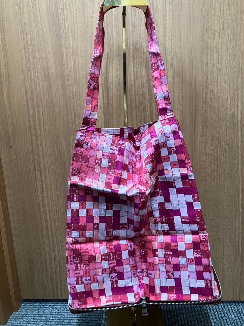 エルメス　エコバッグ　赤