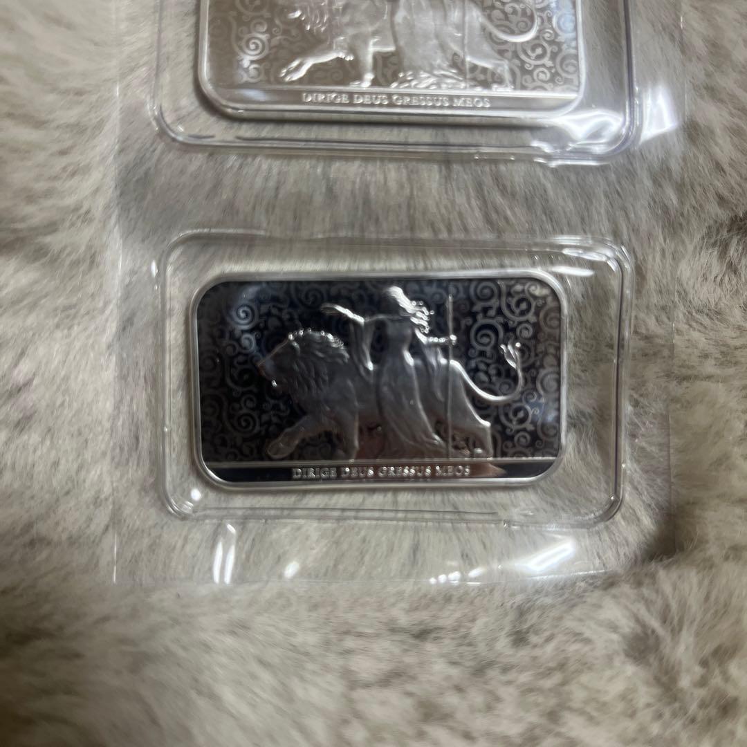 イギリス 2024 ウナとライオン 純銀バー 1オンス　シルバーバー　バー　銀貨 英国 ロイヤルミント ウナとライオン 純銀バー 2024年最新 1オンス 1oz