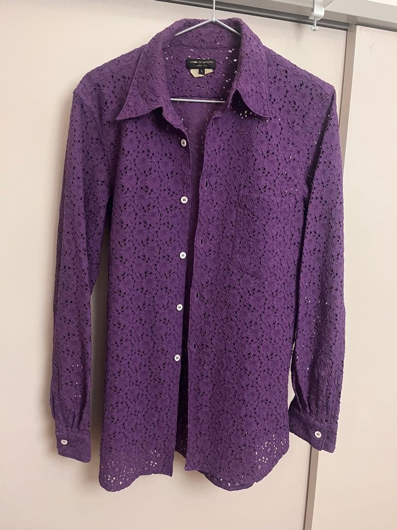 COMME des GARÇONS hommeplus フラワーレースシャツ