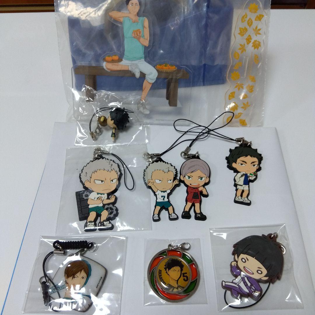 ハイキュー!!ストラップ 8個セットと岩泉一アクリルスタンド - メルカリ